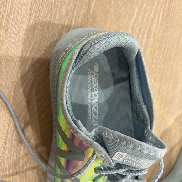 Iridescent New Balance  Fuelcore Running Trainer Grey Cyclone 8.5 Free People - Picture 5 of 6